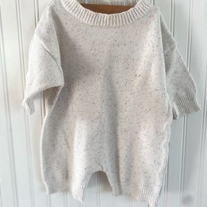 OAT CO sprinkle knit play suit for 1-2 year old.